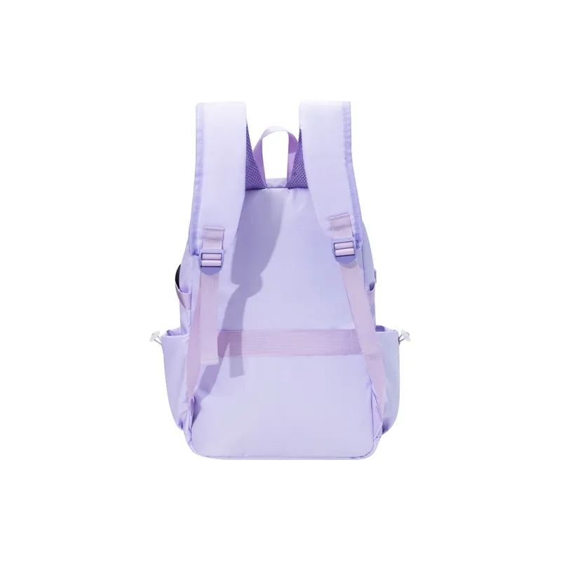 KONADCT Oxford/PU Backpack Large Size Unisex Black/Gray/White/Purple/Monogram/Coffee-21