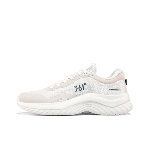 361° Lightweight Rebound Low Top Running Shoes Men's White