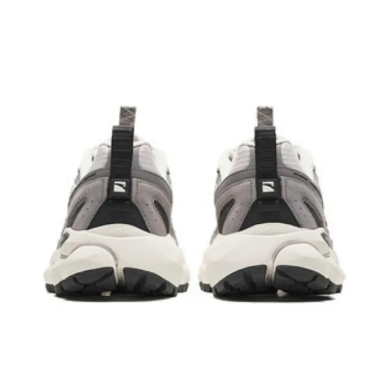 Anta Wear Resistant Low Top Running Shoes Men's Light Silver Gray-4