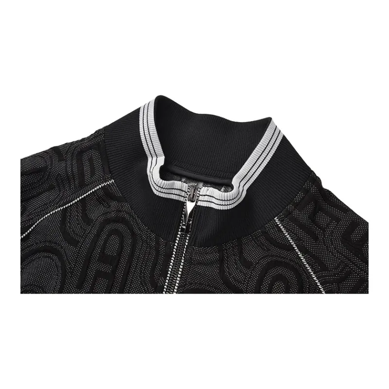 RARE Casual Coat Jacket Men's Black Gray Color-3