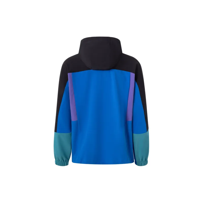 Adidas Originals Colorblock Anorak Jackets Coats Men's Blue-1