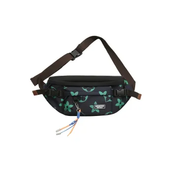 FAMAN Nylon Sling Bag Regular Unisex Ecru/Black/Khaki/Green