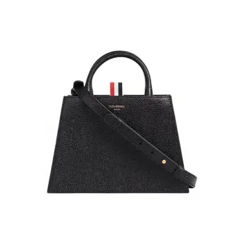 THOM BROWNE Logo Printed Top Handle Bag