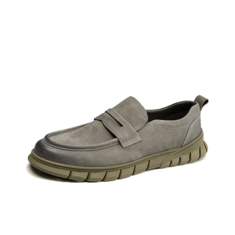 AOKANG Loafers Men Gray-1