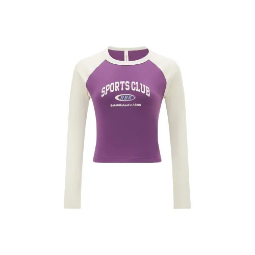 Reebok T-Shirts Women's Purple