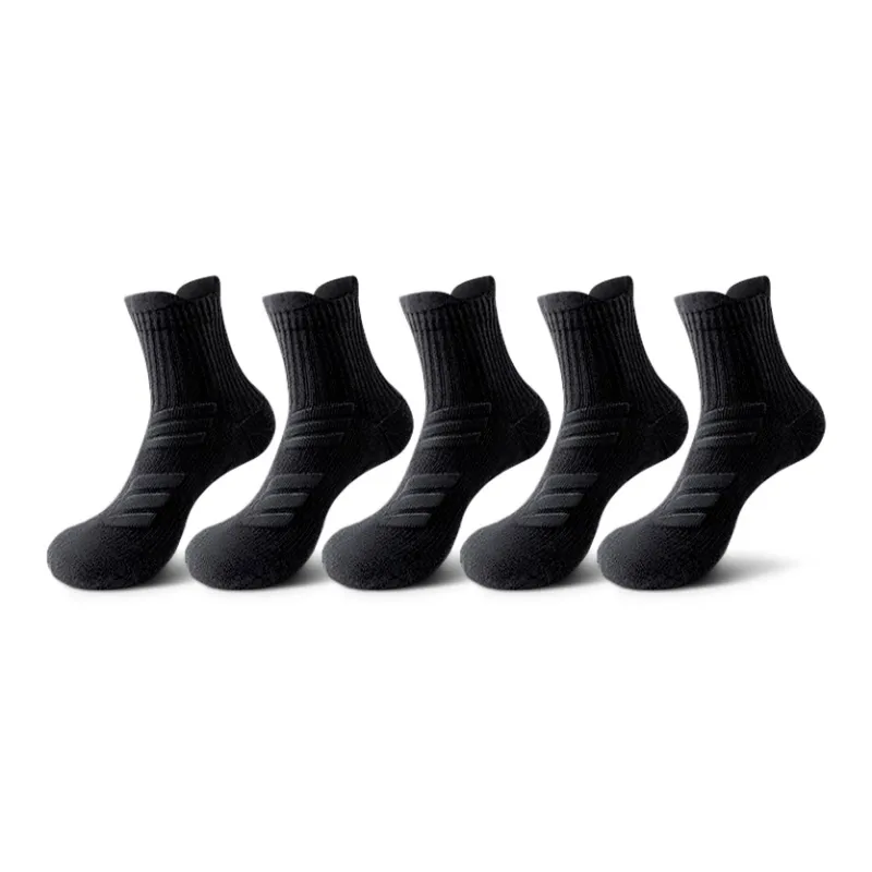 LUOLIAN Mid Calf Socks Unisex 5 Pack-35