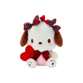 Sanrio Pochacco Heart Bowknot Collection Dolls Plush Doll 18cm High