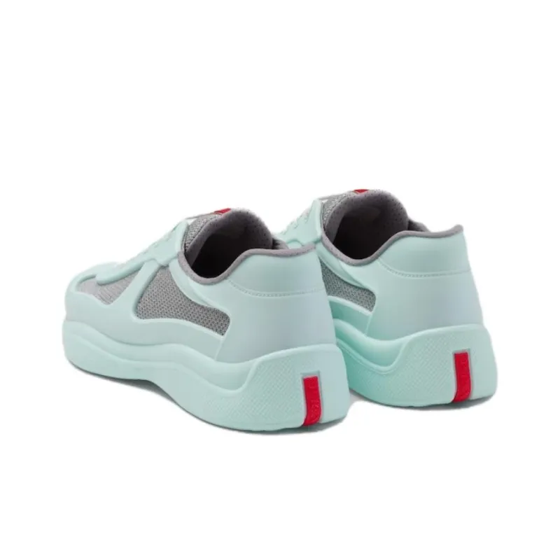 PRADA America's Cup Low-Top Casual Shoes Men's Green-2