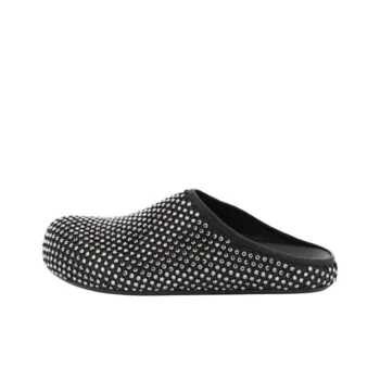 MARNI Rhinestones Embellished Mules Women's