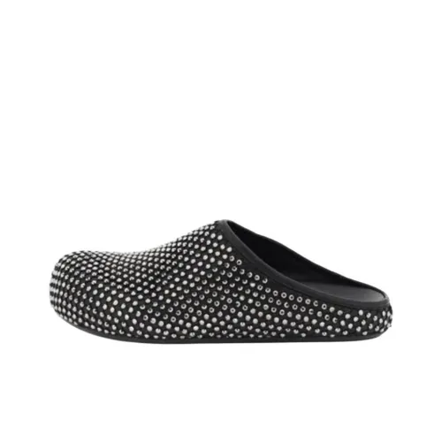 MARNI Rhinestones Embellished Mules Women's