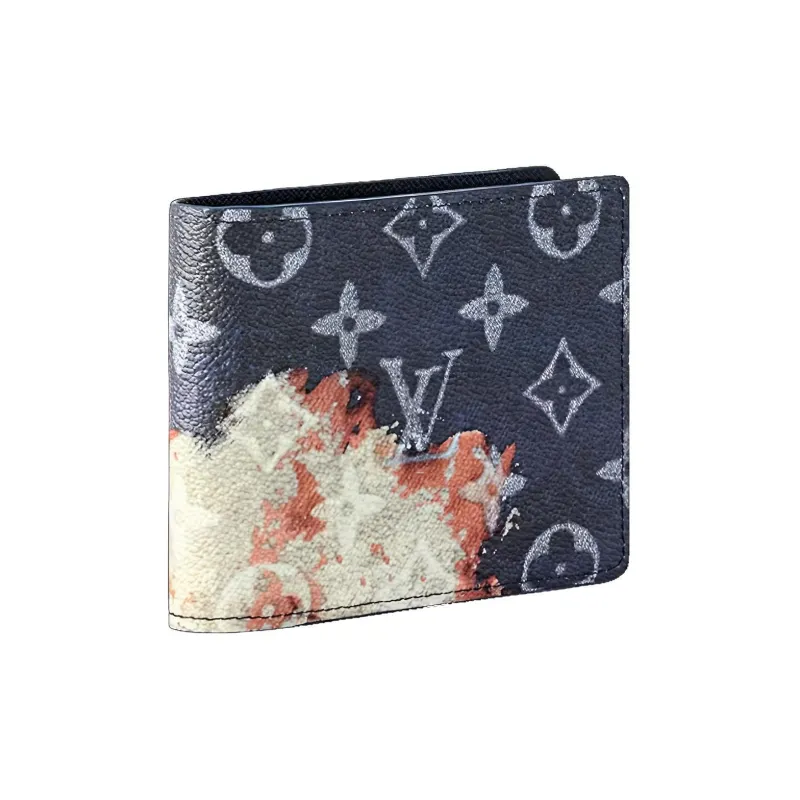 LOUIS VUITTON Multiple Wallet Ink Blue-1
