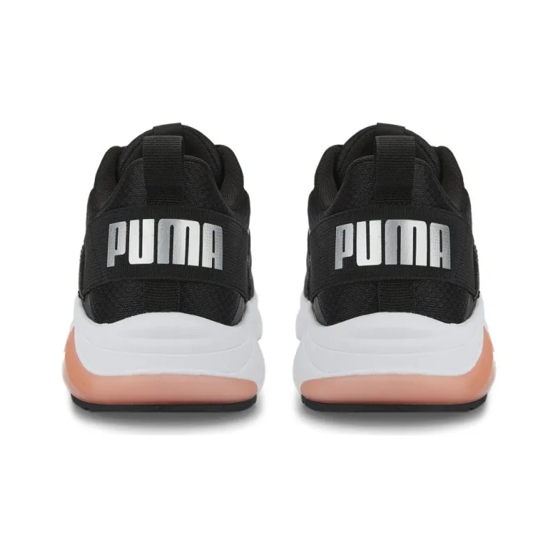 PUMA Electron E Cushioning Wear-Resistant Low-Top Casual Shoes Women's Black-4