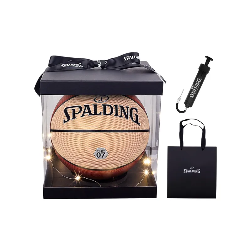SPALDING Pilot Collection 77 867Y PU Basketball Brown Pilot 07 Size 7 Training Unisex-1