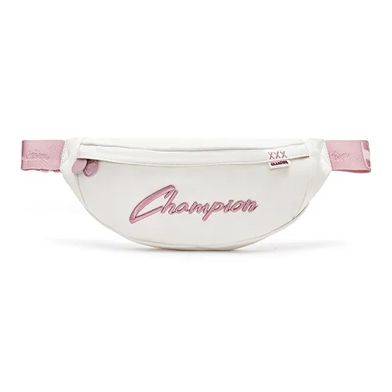 Champion Fabric Fanny Pack Small Size Unisex Blue/Ecru/Gray-4