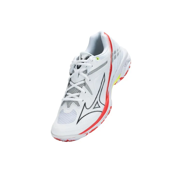Mizuno Wave Claw 3 Wide 'White Radiant Red'-2