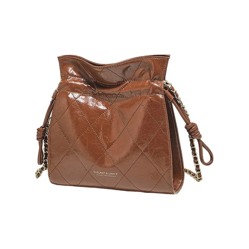 Marino Orlandi Cow Split Leather Crossbody Bag, Shoulder Bag Women's Brown/Black-3