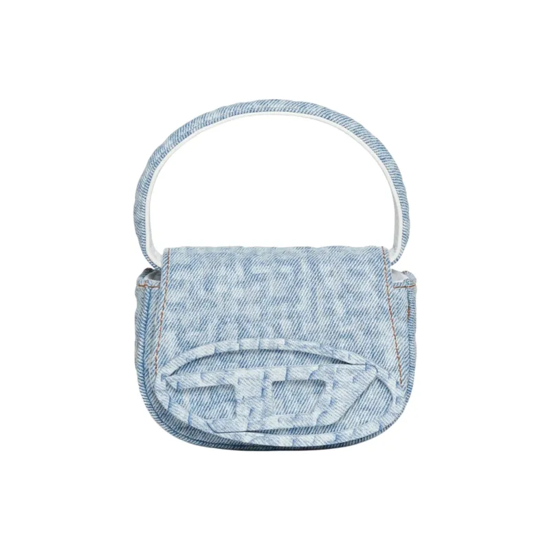 DIESEL 1DR Oval D Logo Plaque Shoulder Bag-0