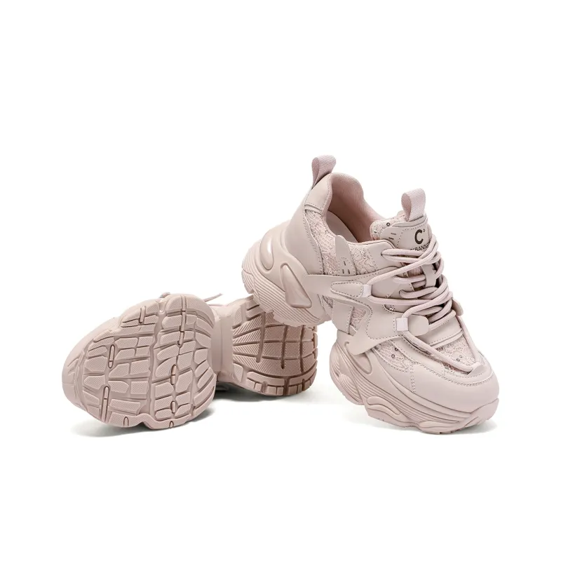 C°BANNER Chunky Sneakers Women's Taro Purple-4