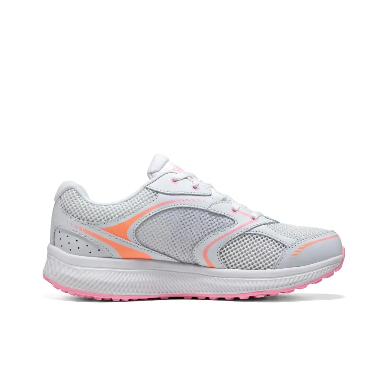 Skechers Go Run Consistent Anti Slip Wear Resistant Low Top Running Shoes Women's White Pink-1