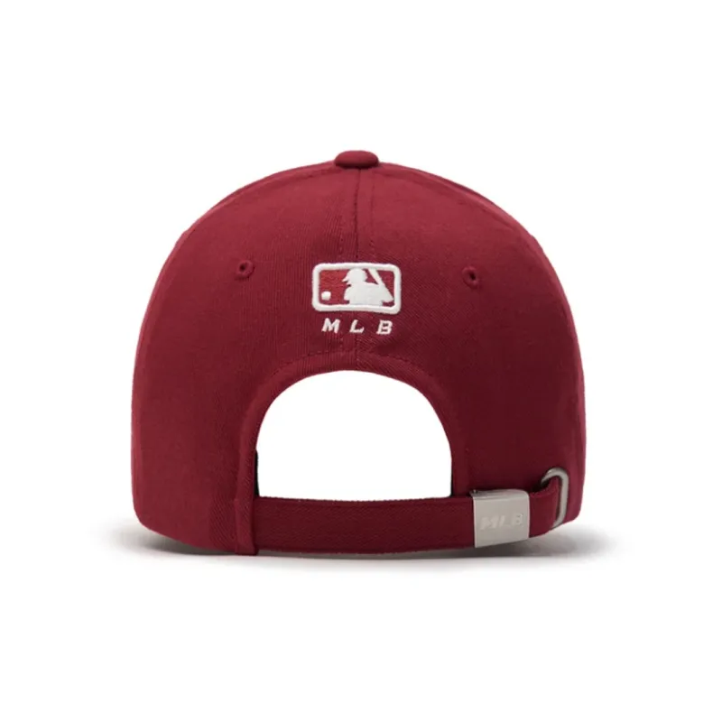 MLB Cotton, Polyester, Polyurethane Baseball Caps Unisex Red-3