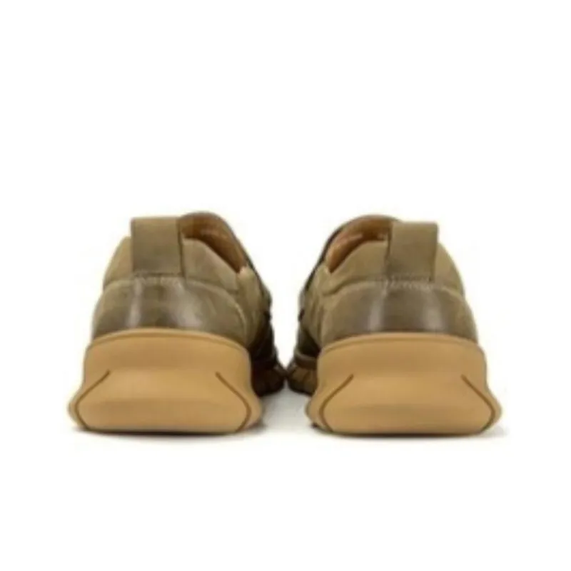 AOKANG Loafers Men's Olive Green-3