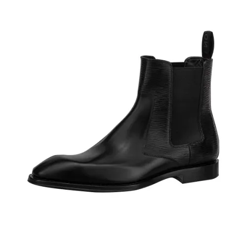 LOUIS VUITTON Kensington Chelsea Boots Men Black