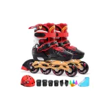 Super Iron Man+Upgraded Helmet Protective Gear+Roller Skate Bags