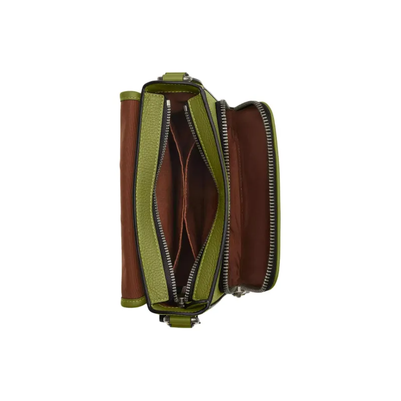 COACH Sullivan Calfskin Messenger Bag, Shoulder Bag, Crossbody Bag Men's Yellow Green-2