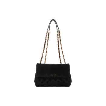 GUESS Velvet Chain Bag Shoulder Bag Crossbody Bag Regular Women's Black