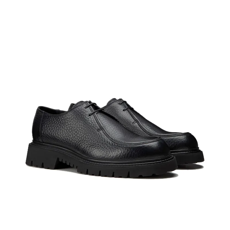 DOUCAL'S X Neil Barrett Chuncky Sole Leather Loafers-2