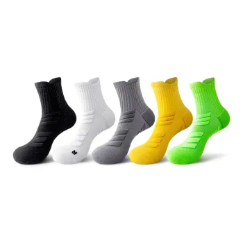 LUOLIAN Mid Calf Socks Unisex 5 Pack
