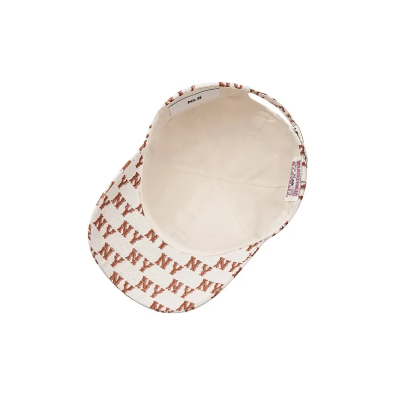 MLB   Baseball Caps Unisex White/Brown-4