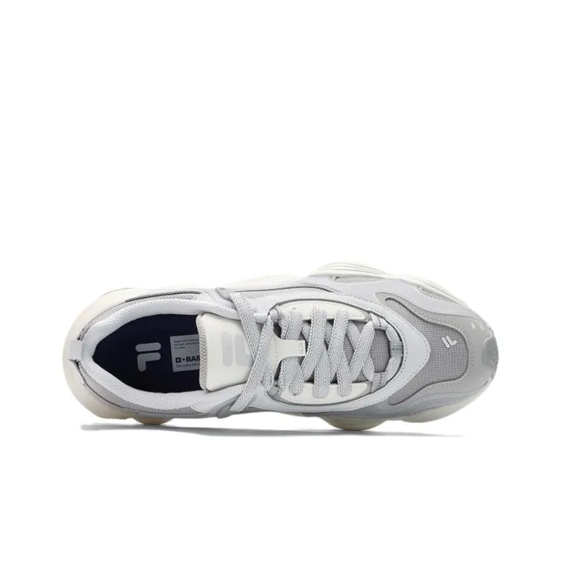 FILA FUSION TENACITY Cushioned Slip Resistant Low Top Casual Shoes Men's Rain Mist Gray-2
