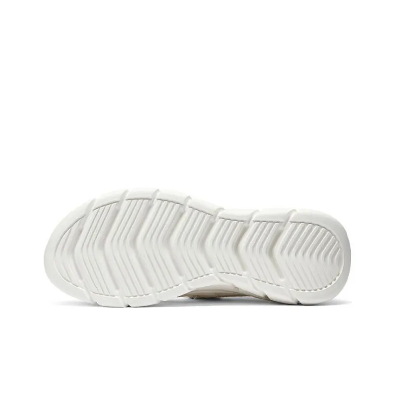 Skechers Slip Resistant Breathable Rebound Low Top Casual Shoes Women's White-6