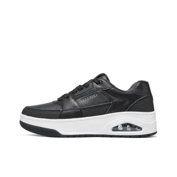 Skechers Anti Slip Wear Resistant Low Top Skateboard Shoes Men's Black