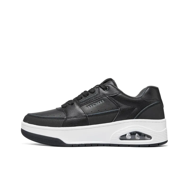 Skechers Anti Slip Wear Resistant Low Top Skateboard Shoes Men's Black-0