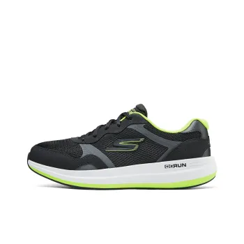 Skechers Go Run Pulse Cushioning Wear Resistant Low Top Running Shoes Men's Black