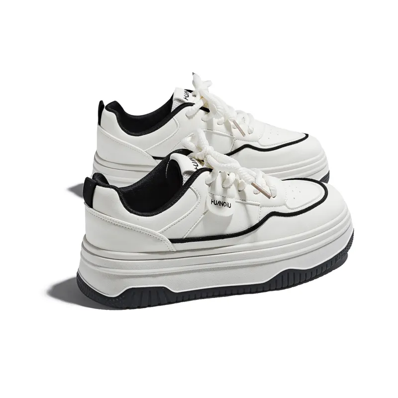 HUANQIU Non-slip Lightweight Low-Top Skateboard Shoes Women's-2