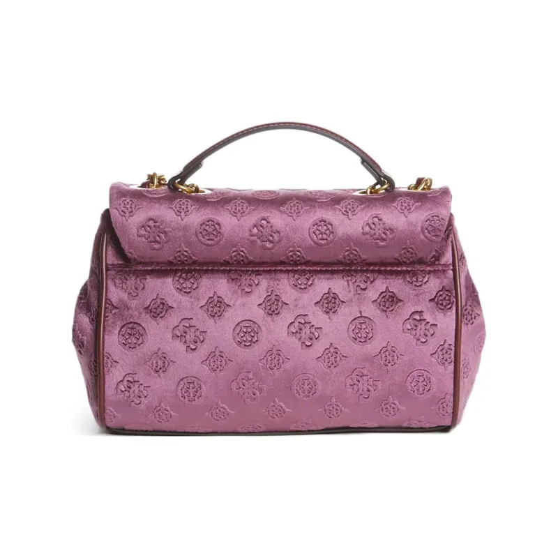 GUESS Velvet Shoulder Bag Crossbody Bag Women's Purple-2