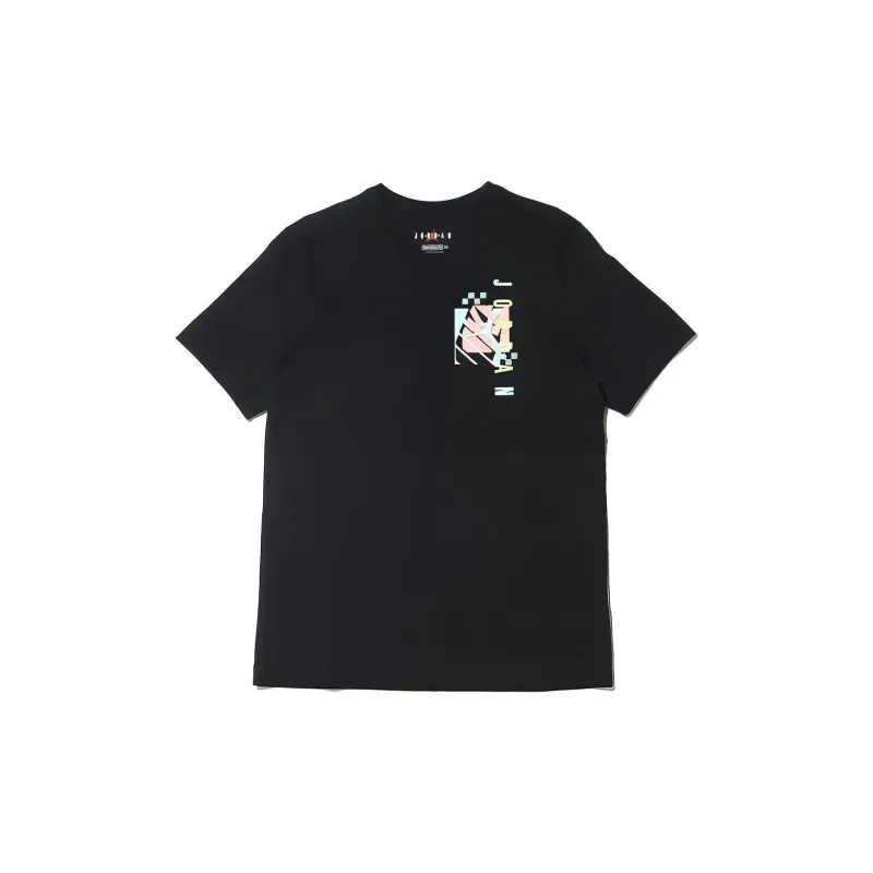 Jordan Air Futura T Shirts Men Black-1