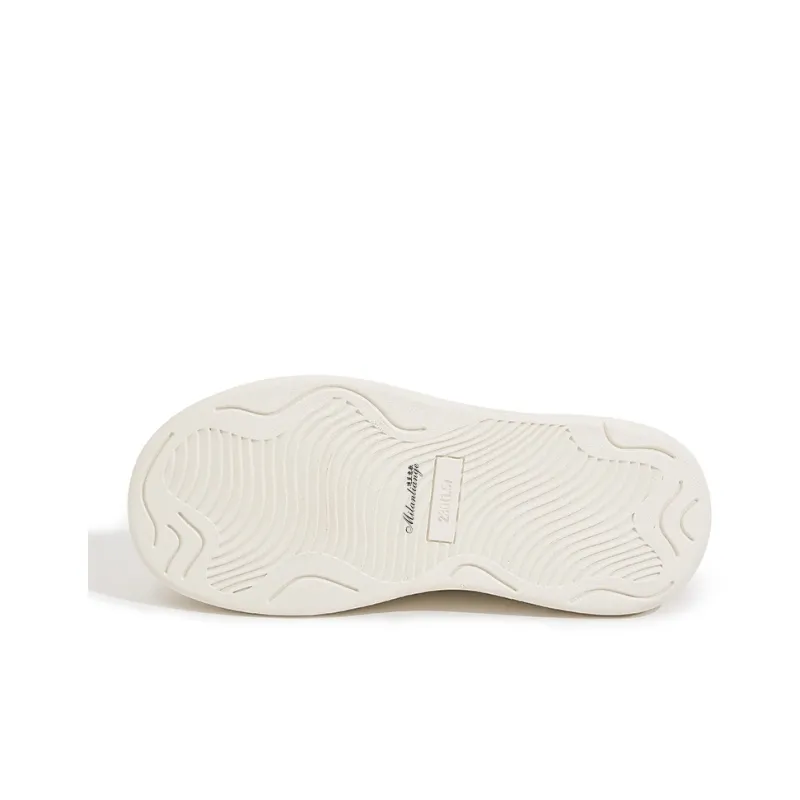 Milan Love Song Balanced Wear-Resistant Quick-Drying Water-Resistant Low-Top Skateboard Shoes Women's Beige Black-7
