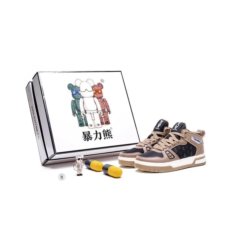 Violentbear Coverage Thermal Slip Resistant Waterproof Abrasion Resistant High Top Skateboard Shoes Unisex-0