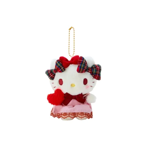 Sanrio Hello Kitty Heart Bowknot Collection Dolls Plush Pendant 12cm High