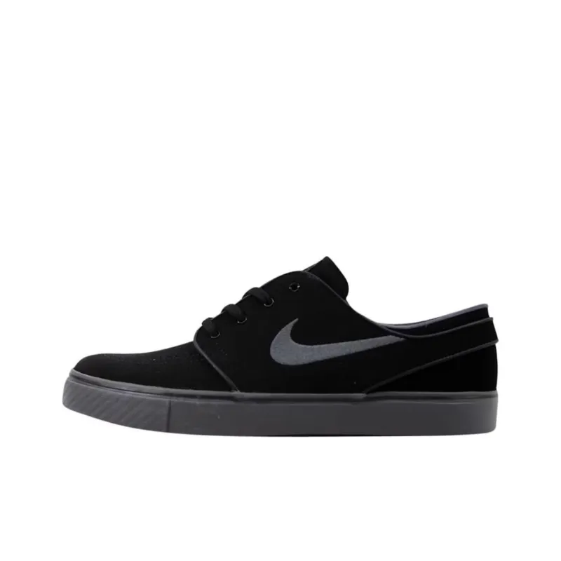 Nike SB Stefan Janoski Zoom Slip Resistant Cushioning Wear Resistant Low Top Skateboard Shoes Unisex Black-0