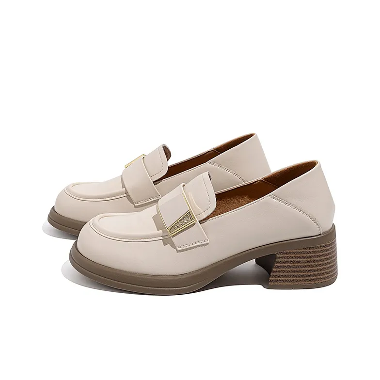 DAPHNE Loafers Women's Black/Beige-6