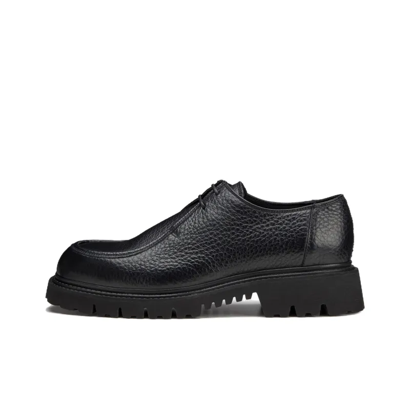 DOUCAL'S X Neil Barrett Chuncky Sole Leather Loafers-0