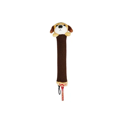 Venson Badminton Net Controller Set Puppies Flannelette+Knitted Fabric Unisex Racket Grip Protection Decoration