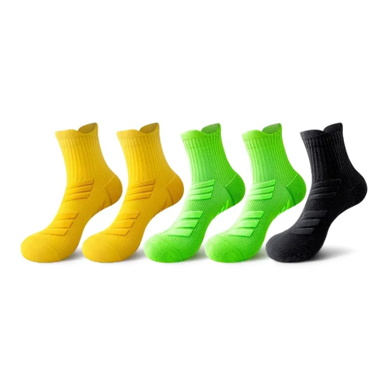 LUOLIAN Mid Calf Socks Unisex 5 Pack-10