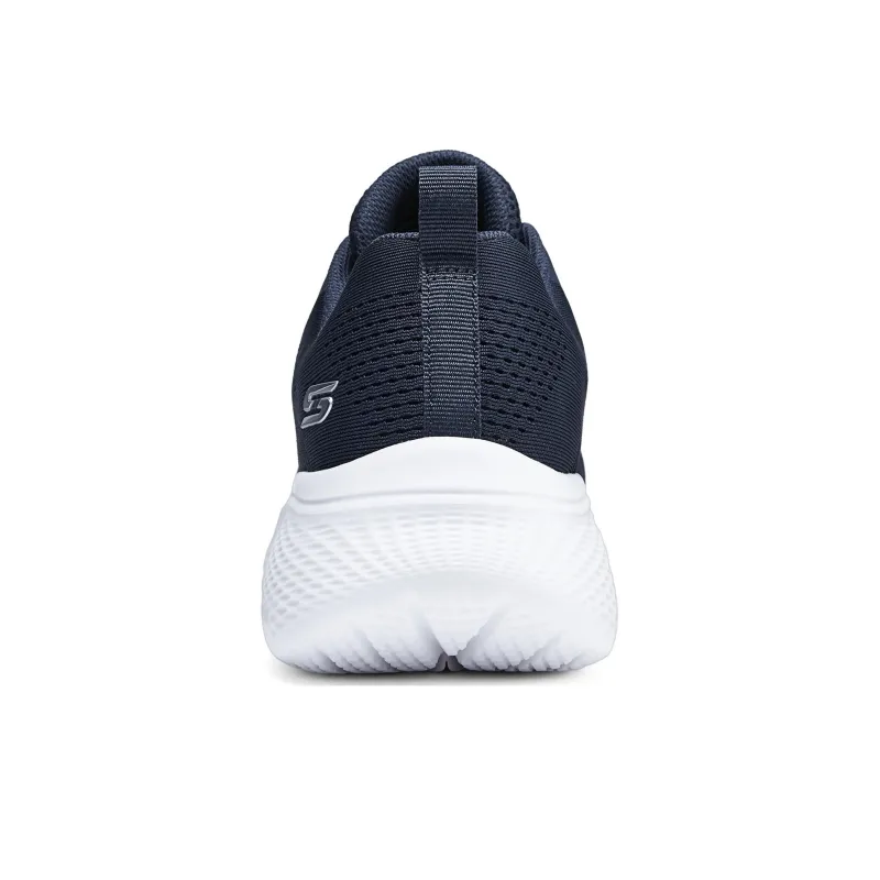 Skechers Bobs Breathable Low Top Casual Shoes Men's Navy-4