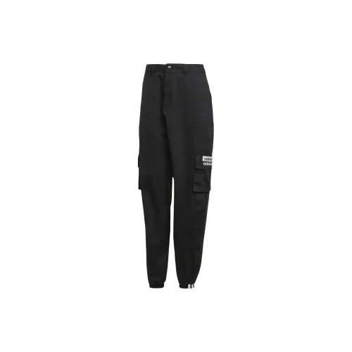 Adidas Originals ARMANI COLLEZIONI Cargo Pants Women's Black